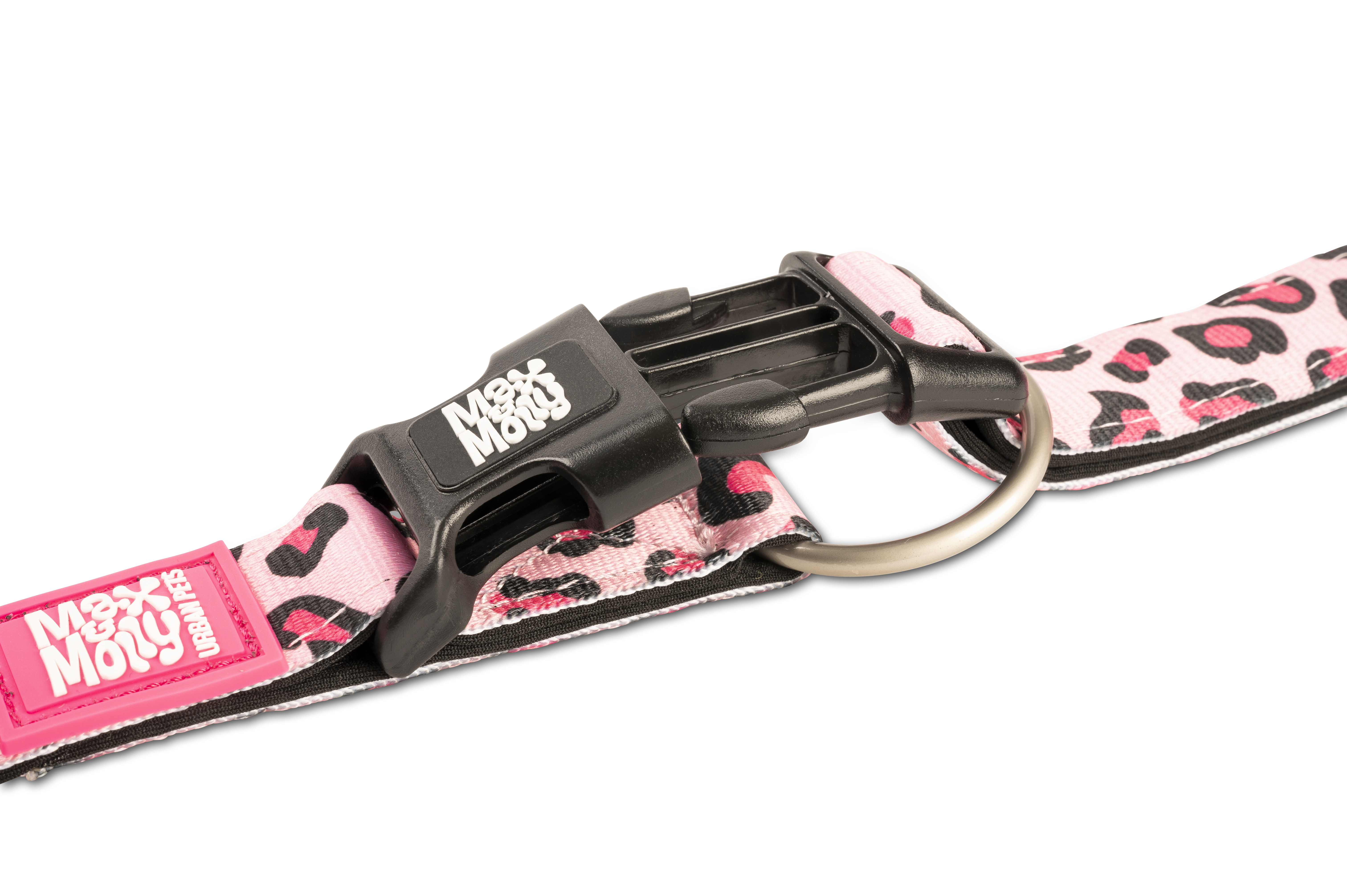 Max & Molly Heroes Smart Id Halsband | Comfortabel | Geurvrij Neopreen |Smart Id Tag | Verloren Pet Protection Program | Buitengewone Hondenhalsband, M, 34-55cm